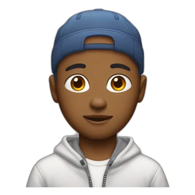 boy in y2k clothes sticker