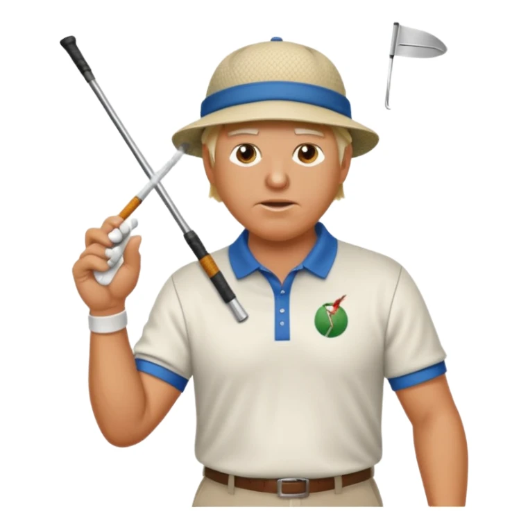 John Daly ripping cigs hitting balls sticker