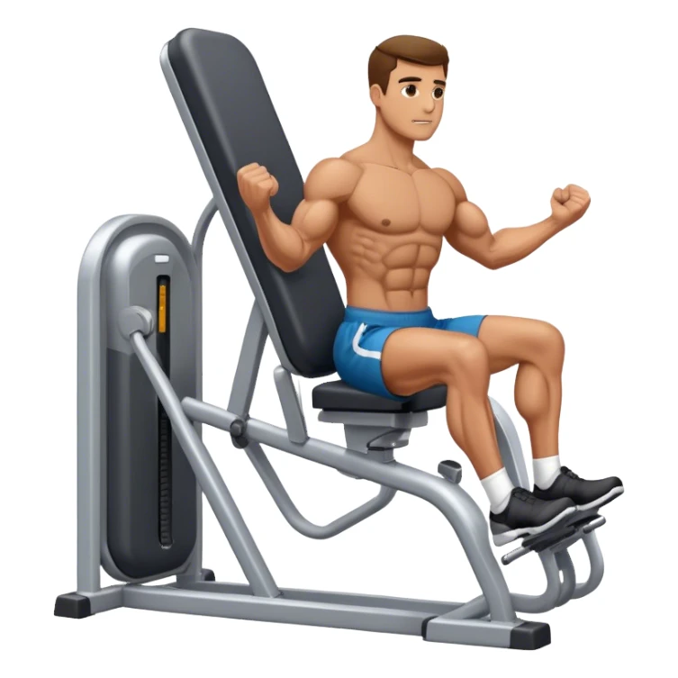 male hip-abduction-machine sticker