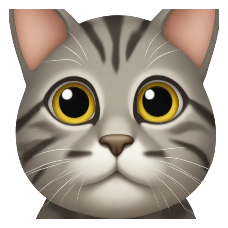 curious cat sticker