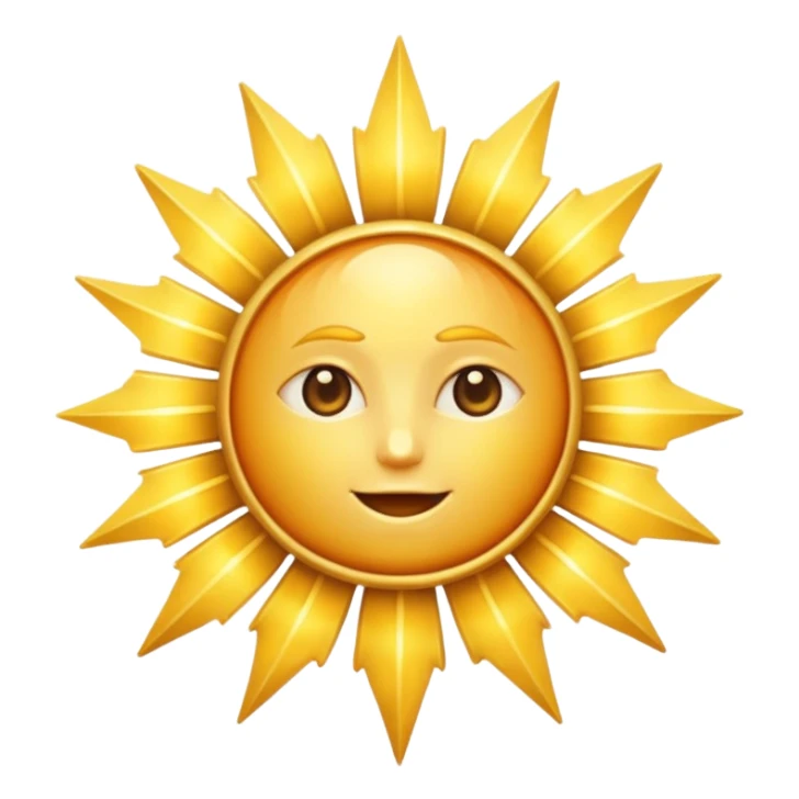 sun ray sticker