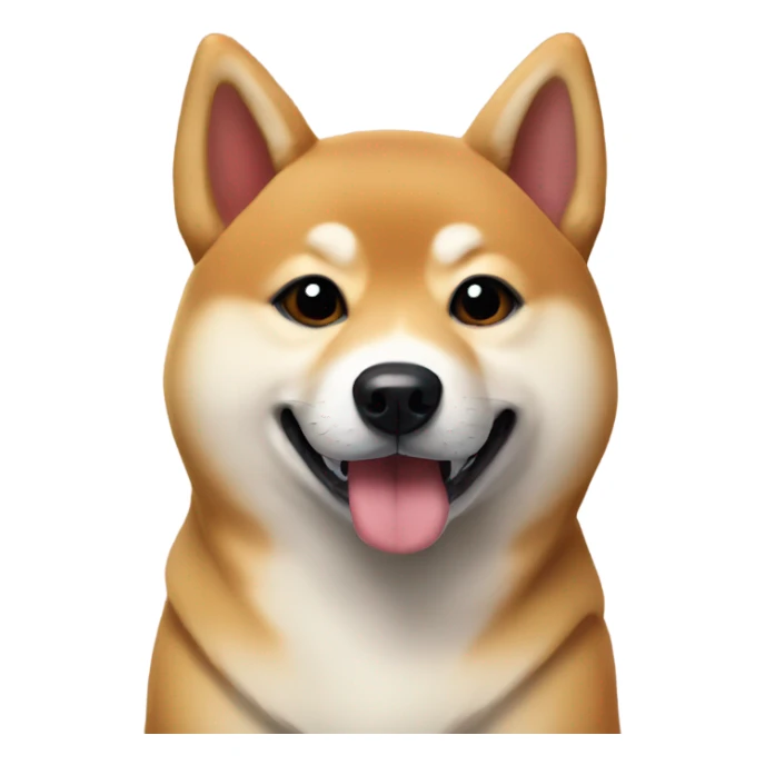 Shiba Inu Christmas sticker