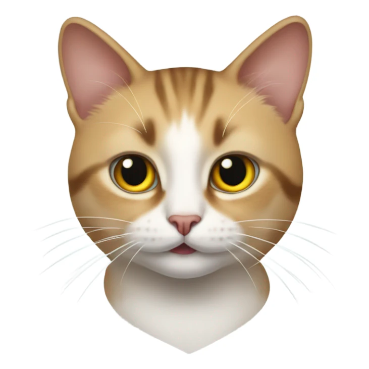 Elon musk as a cat sticker