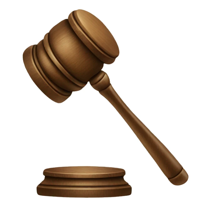 auction gavel sticker