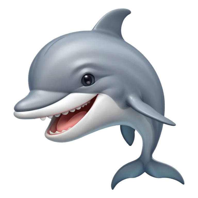 laughing dolphin sticker