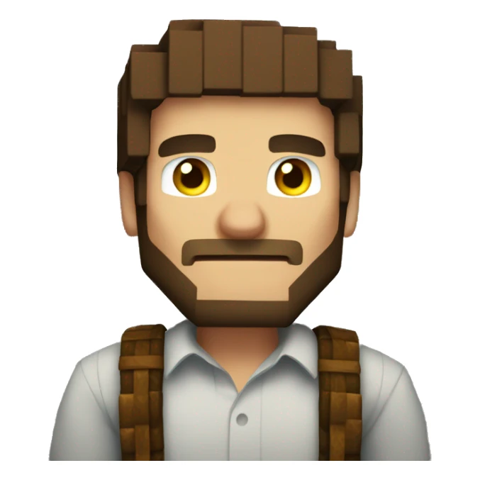 minecaft steve sticker