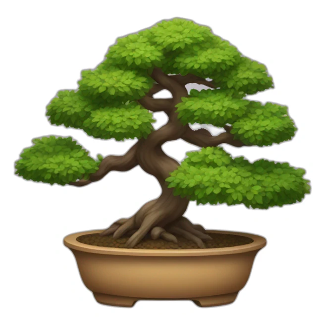 Bonsai tree sticker