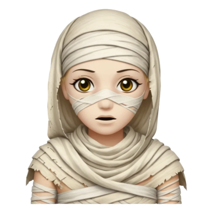 mummy girl sticker