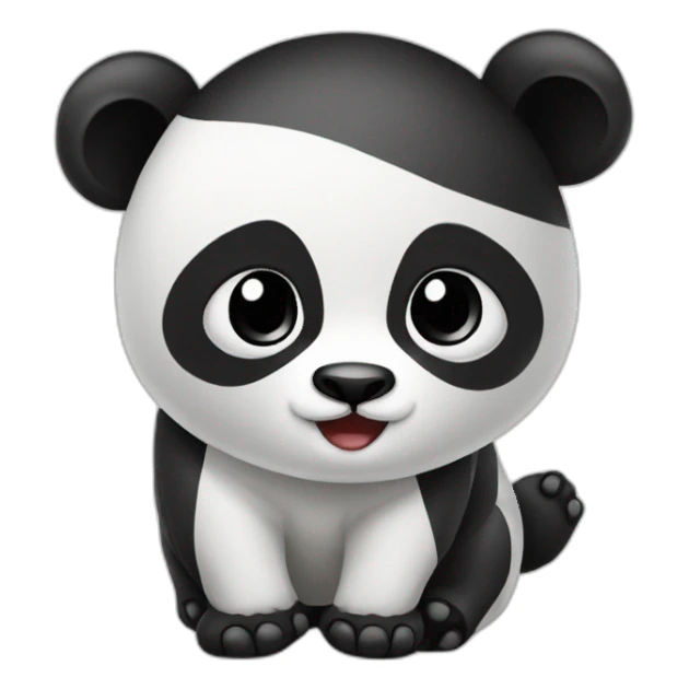Panda énervé  sticker