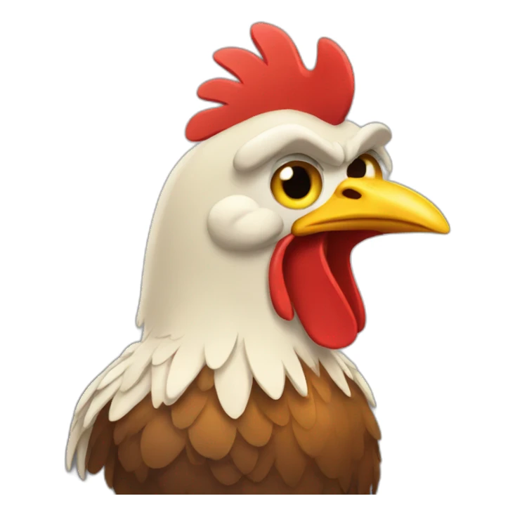 chicken criminal sticker