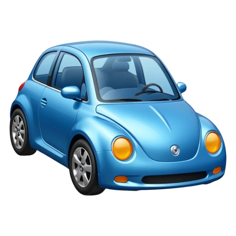 coche bleue certif sticker