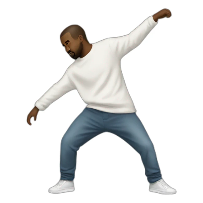 Kanye west dancing sticker