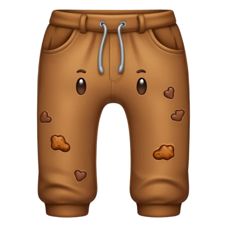 Pooping pants emoji    sticker