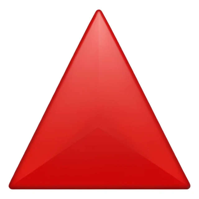 red triangle sticker