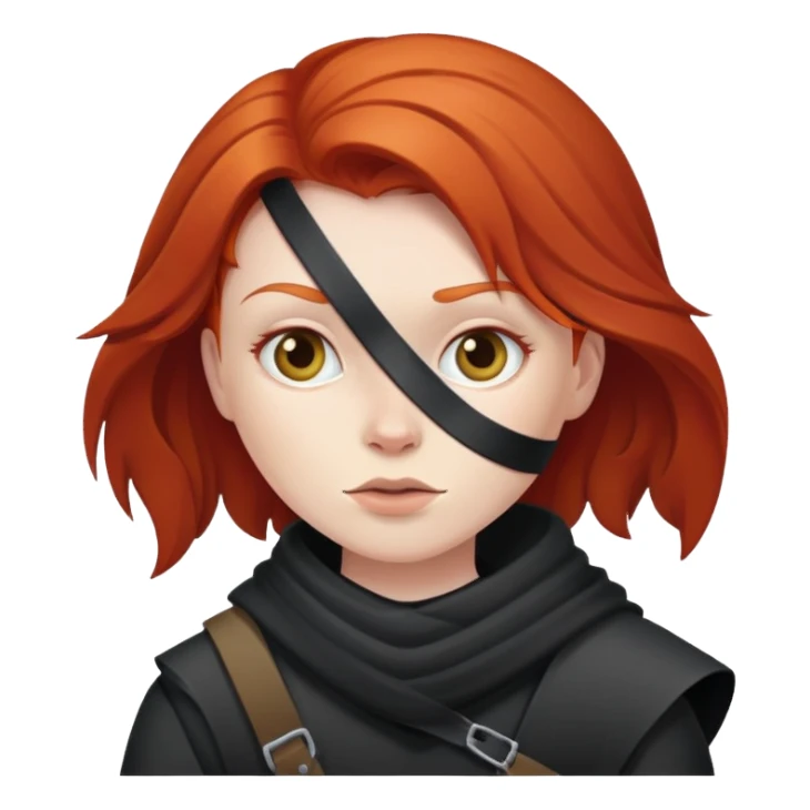 Red head robber sticker