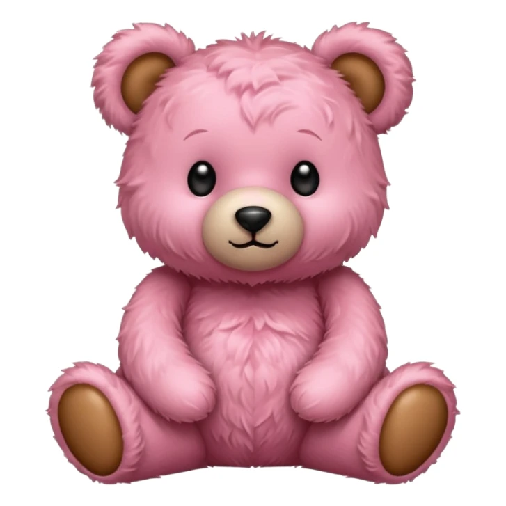 Yumuş yumuş pembe ayıcık  sticker