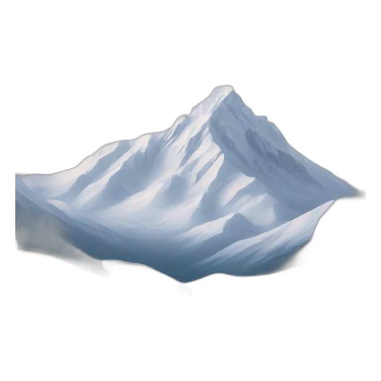 Snow cover mountain sticker