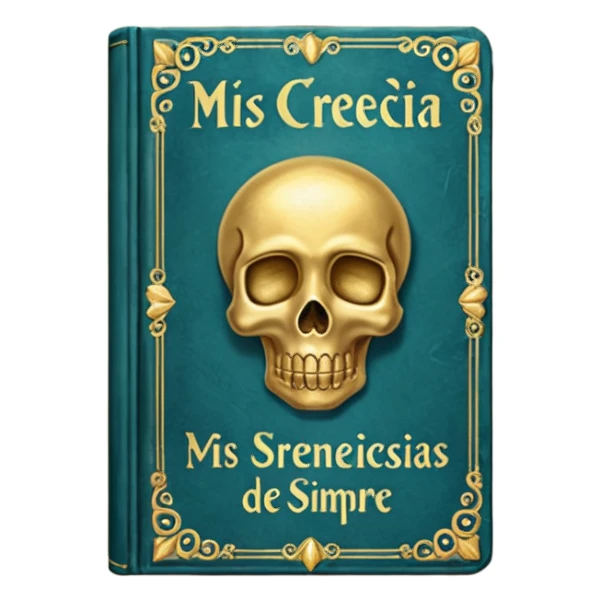 just only a book with the name "mis creencias de siempre"  sticker