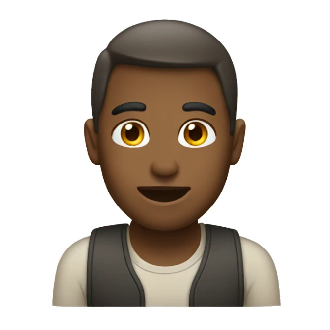 Neutral hear emoji  sticker