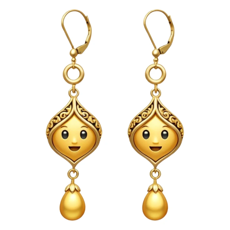 Earrings emoji sticker