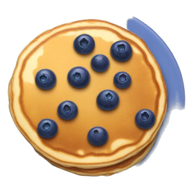 Blueberry pancakes  sticker