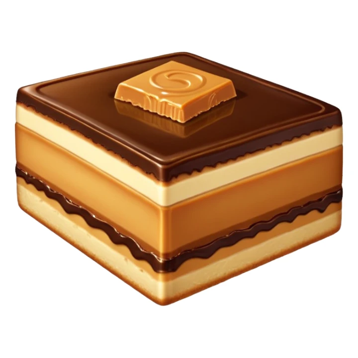 millionaires shortbread slice sticker