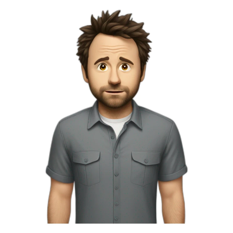 Charlie day sticker