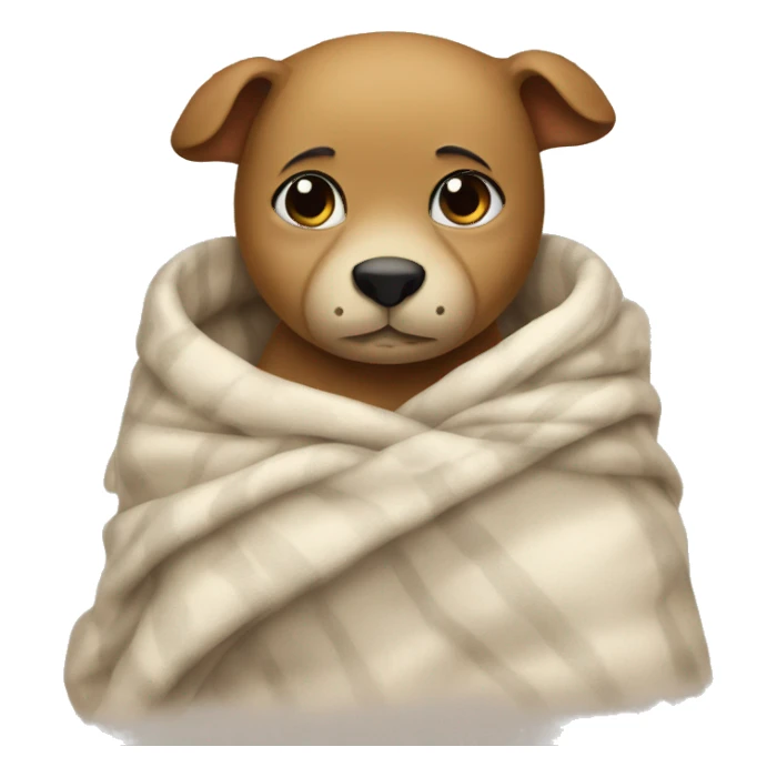 funny animals cuddled up in blanket sticker