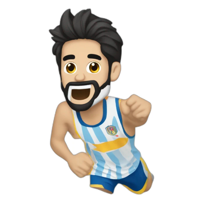 Isco cayendo al suelo sticker