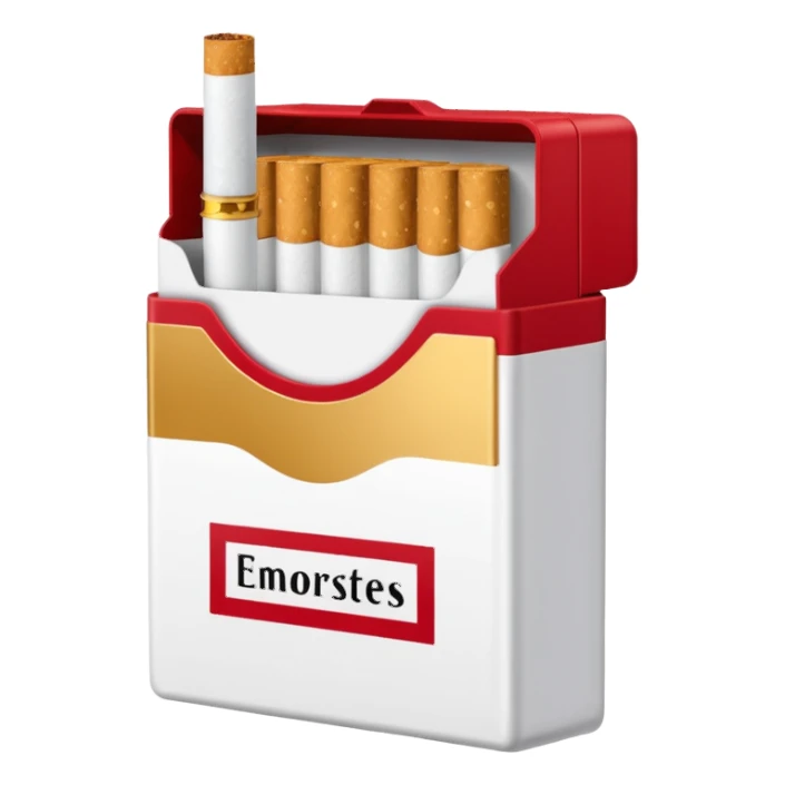 A pack of cigarettes sticker