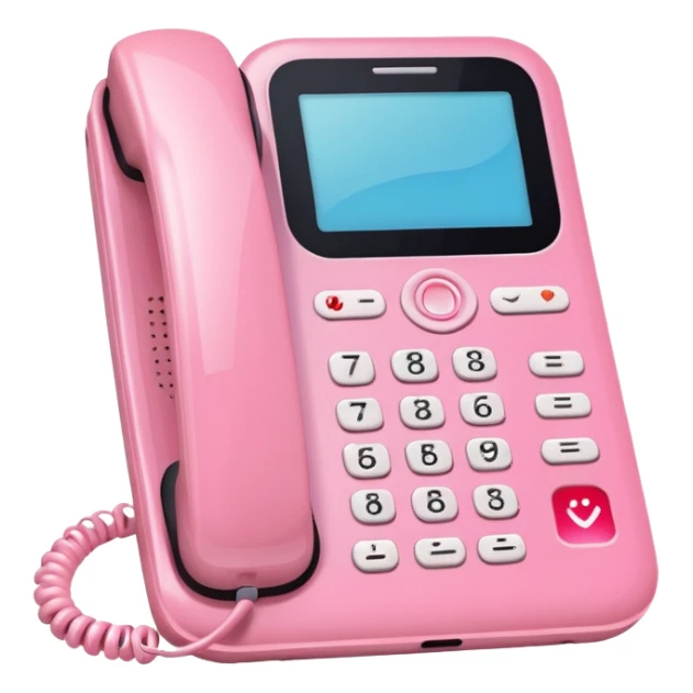 Vibrant pastel pink phone sticker