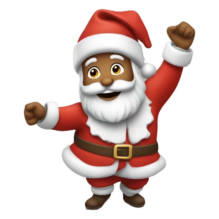 Dancing Santa sticker