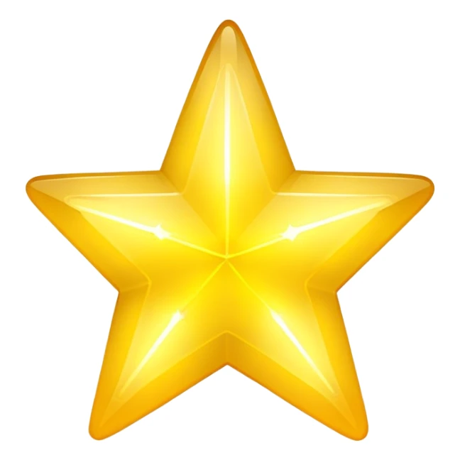yellow star sticker