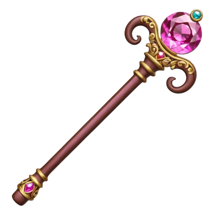 Pink mage cane sticker