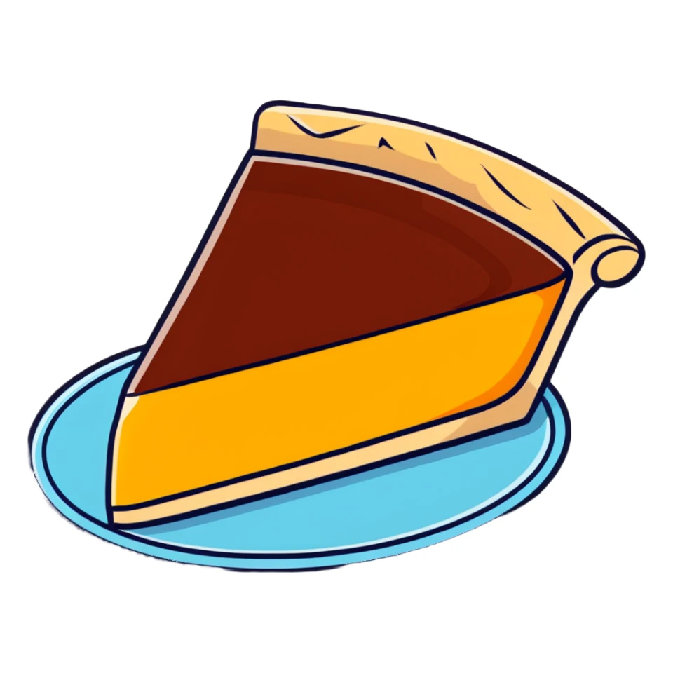 slice of pie sticker