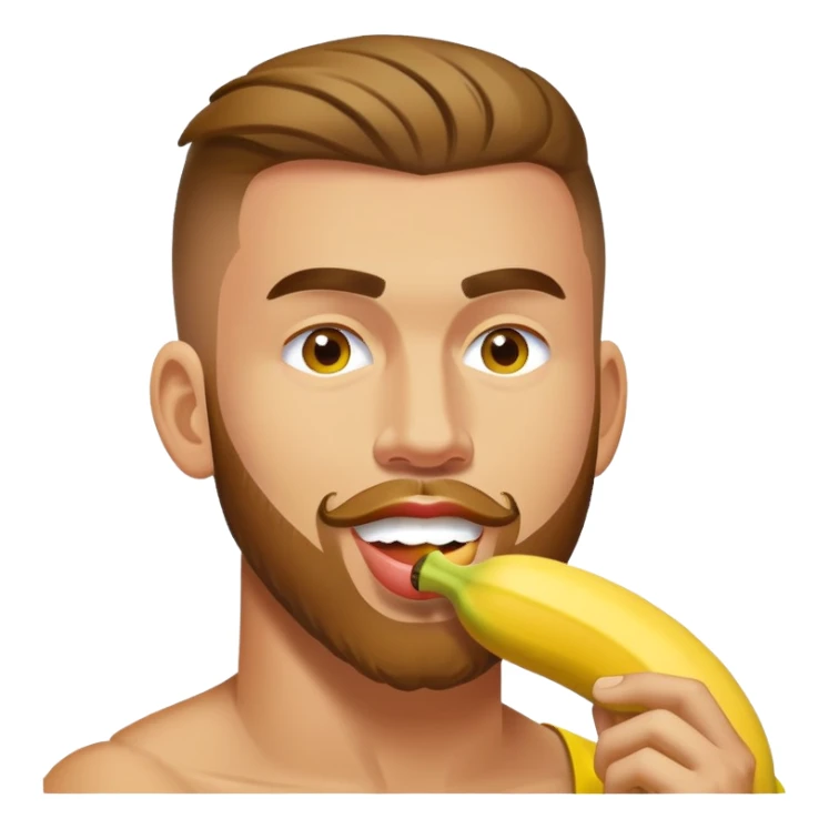 Travis Kelce eating a banana sticker