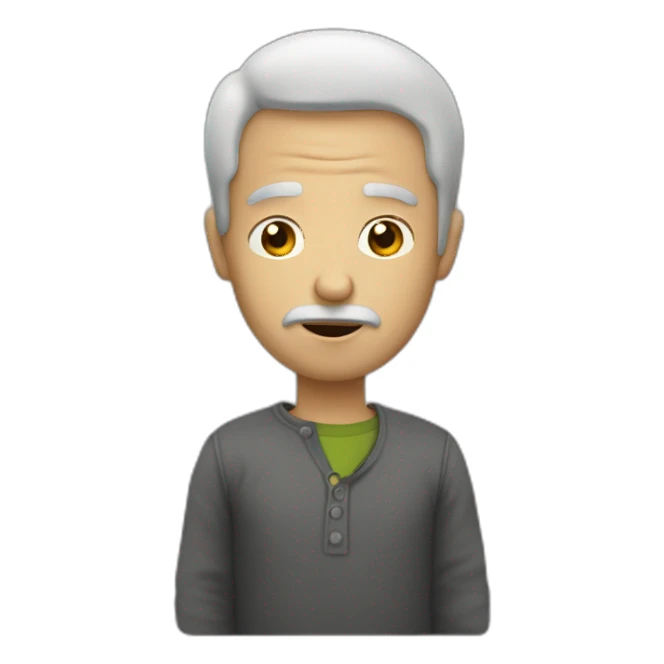 poor-man-with-android-phone sticker