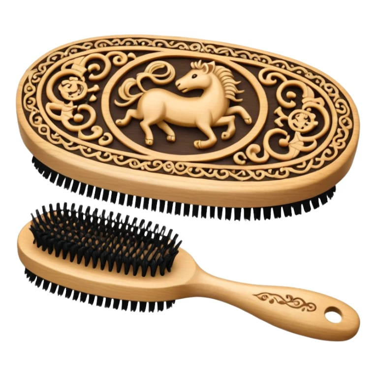 horoscope hairbrush sticker