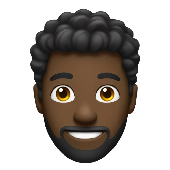 Black man doing thumbs up sticker