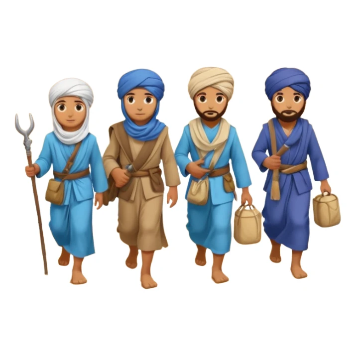 Desert Nomad Travelers sticker