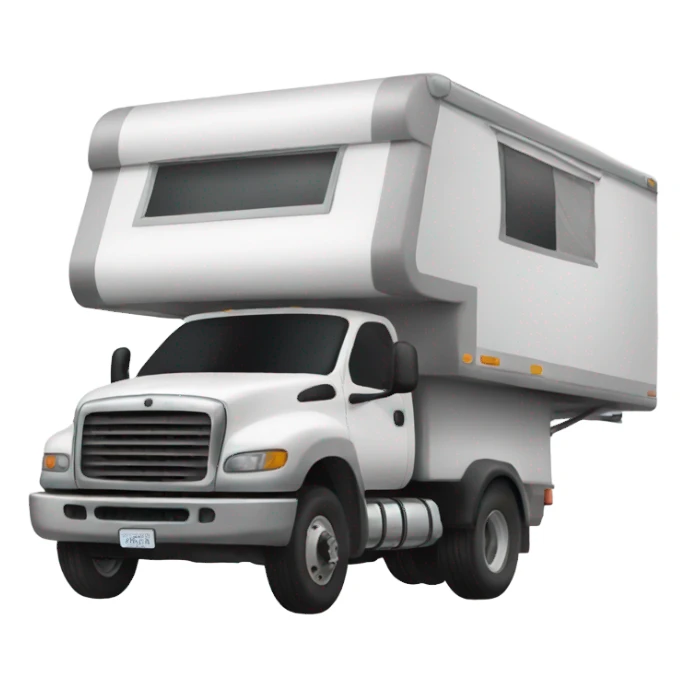 trailer with truck sticker