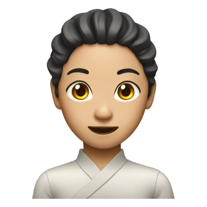 Asian contortionist  sticker