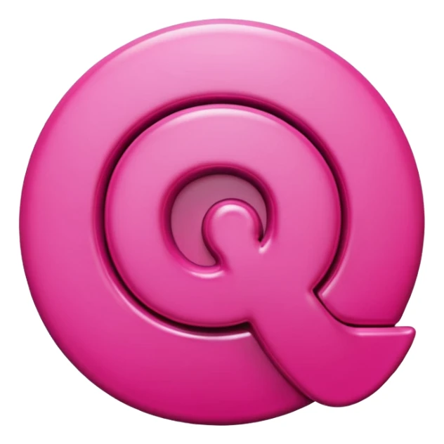 Pink 3d Pinterest logo
 sticker