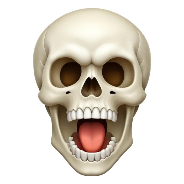 Skull screaming  sticker