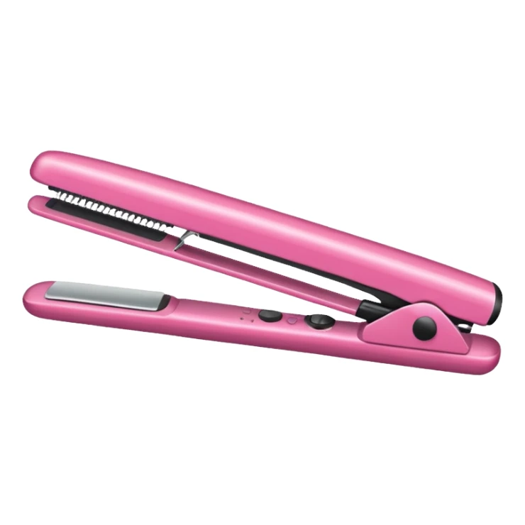 hair straightener sticker