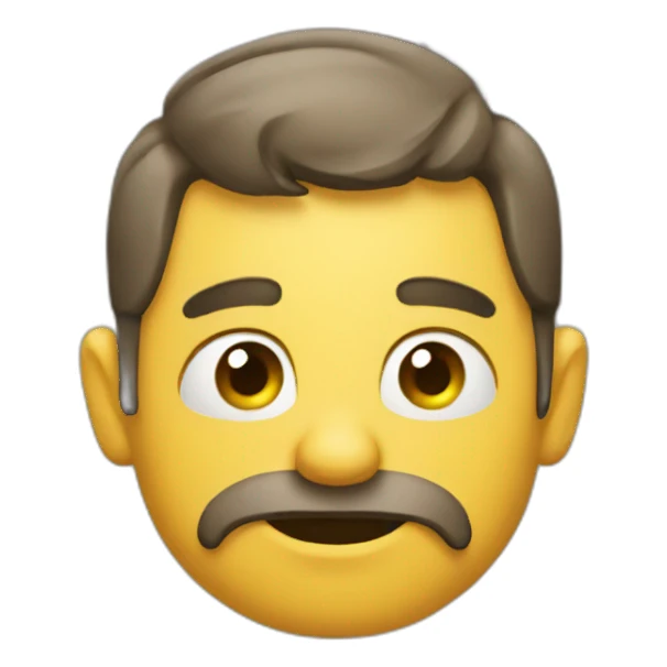 A drunken man sticker