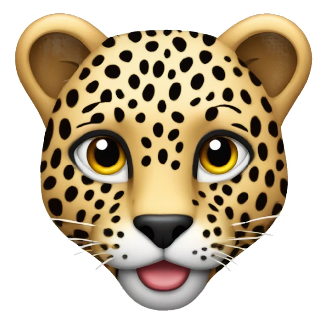Herz mit Leopardenmuster sticker