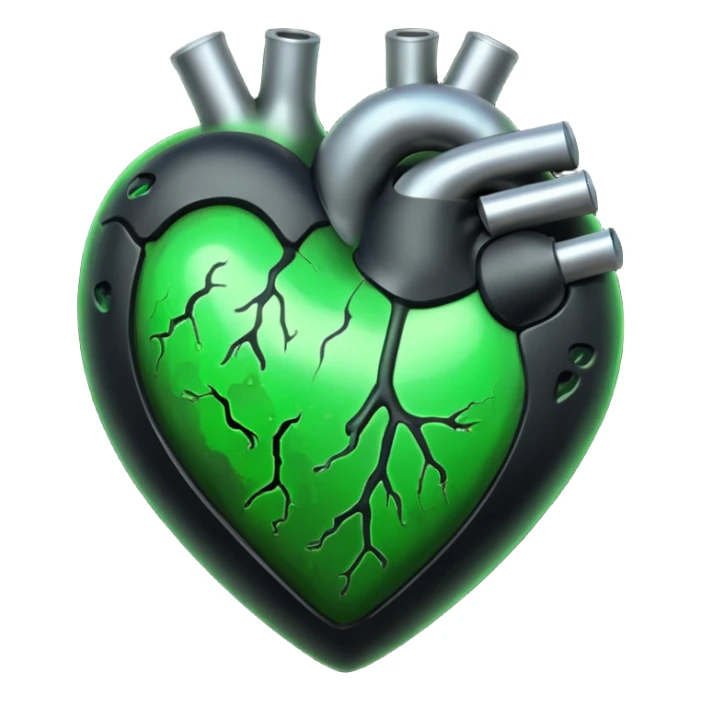 Toxic Heart
 sticker