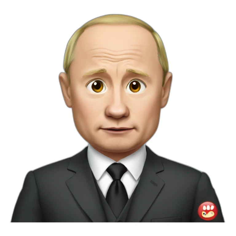 Putin as a pig  sticker