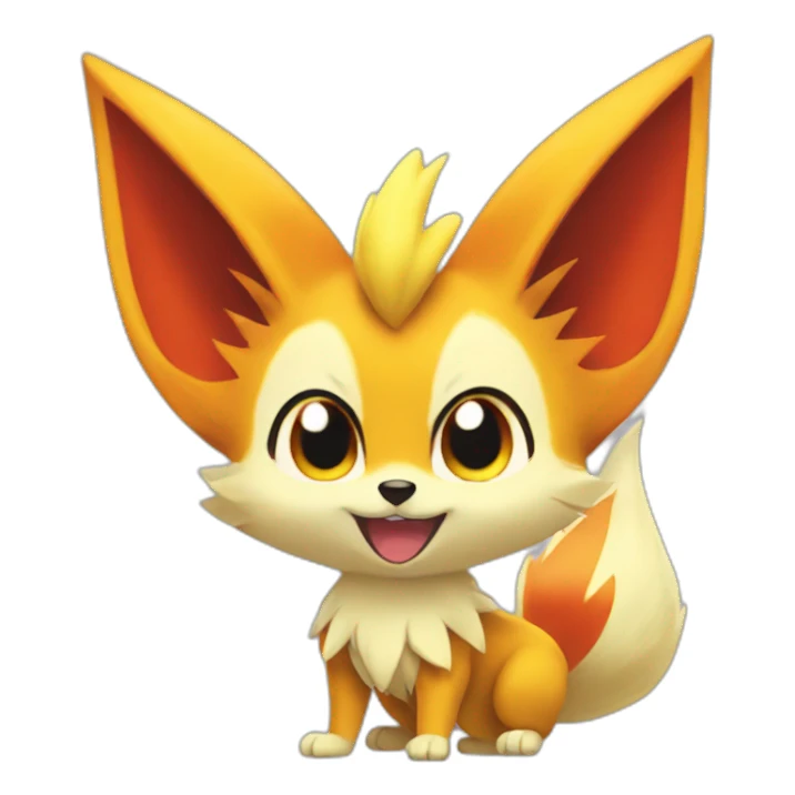 The pokemon fennekin sticker